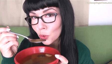 * 854x480p *ASMR Soup Slurping - MOV