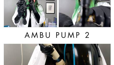 Leela Lapin Uses a Mask, Ambu Bag and Hitachi in Ambu Pump 2