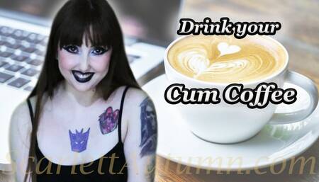 Drink your Cum Coffee - MP4 HD 1080p