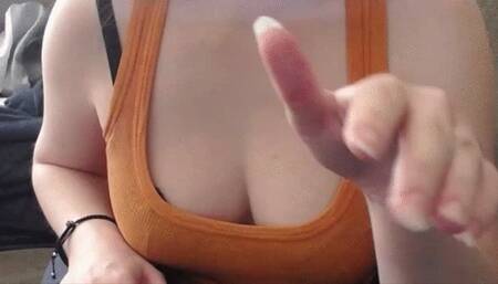 Showing off my natural long nails that I scratch with!