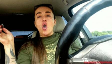 Burp while exhaling smoke wmv