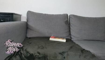 Cozy Bookworm Cums for a Fictional Character