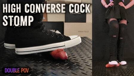 High School Girl in High Converse Stomping on your Cock - with TamyStarly - (Double Version) Heeljob, Femdom, Shoejob, Ball Stomping, Foot Fetish Domination, Footjob, Cock Board, Crush, Trampling