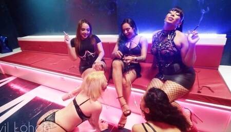 Goddess Lohan - Using These Bitches As Our Human Ashtray Part 1 - HD