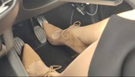 Suede Ankle Stiletto Drive