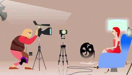 Evangelines Black Pantyhose Feet