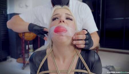 Luna - Babysitter Tied Up Heavily and Massively Gagged WMV