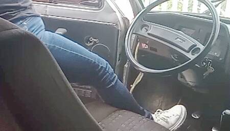 Crank and drive : Casual run to the store Part 1 - backseat view