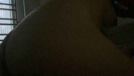 Big ass girl riding my cock until her orgasm