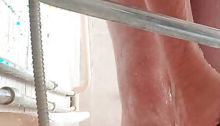 Taking shower in the hospital