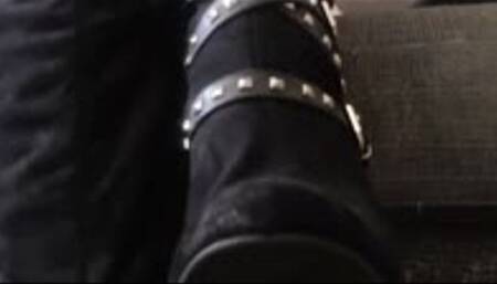 Her boots on your face