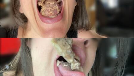 GARLIC MEAT WITHOUT AN MASK Fetish food