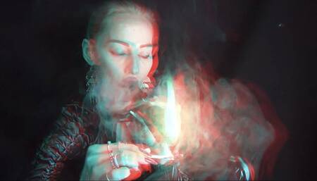 3D cigar smoking