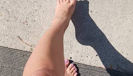 Getting my feet all wet