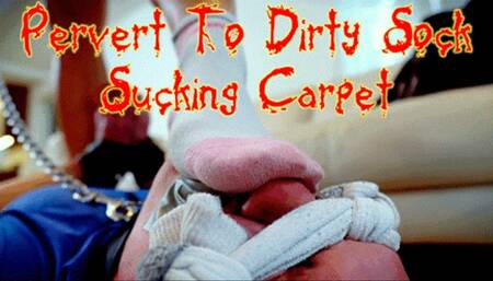 Pervert To Dirty Sock Sucking Carpet (HD 4K MP4)