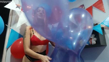 B2p 12 BALLOON white i am sit in Big duck