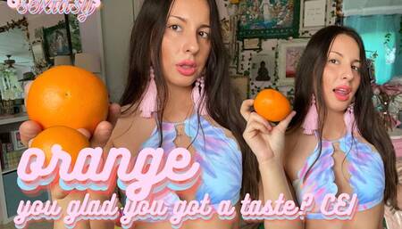 orange you glad you got a taste? CEI task (preview audio on)