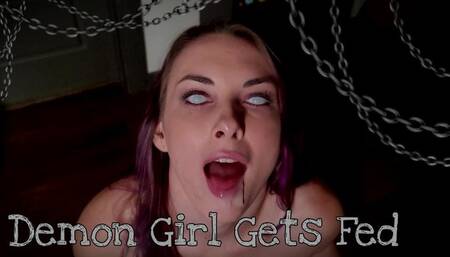 Demon Girl Gets Fed