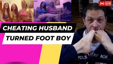 Cheating Husband Turned Foot Boy - Ft Terra Mizu, Lisa Harlotte and Vin Glass