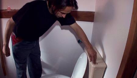 Clara - the neighborhood slut gets punished on her nipples