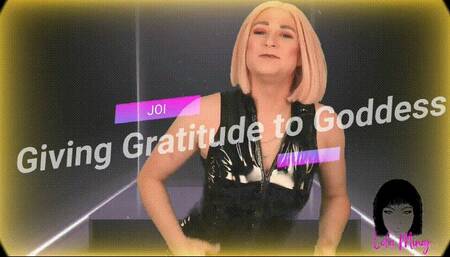 Giving Gratitude to Goddess Lola Minaj Trans JOI Mesmerize Mind Fuck