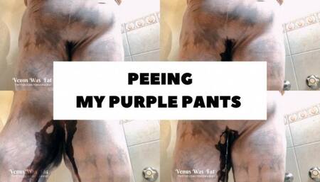 SSBBW PEEING PURPLE PANTS 720