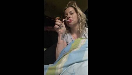 Chain- smoking My first 2 cigs in the morning