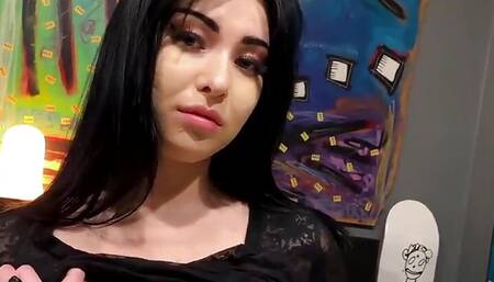 Blowing nympho  21yo nympho slut loves blowing dick in POV