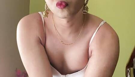 indian crossdresser cumshot - 1