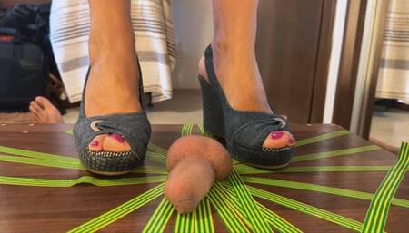 Shoejob in Tommy Hilfiger wedgies