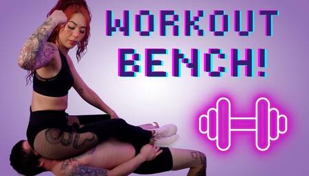 Workout Bench! - Ft Princess Onyx Kim - 4K