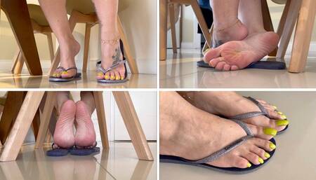 Ignoring but teasing you - GODDESS GRAZI in sexy foot tease EP 3