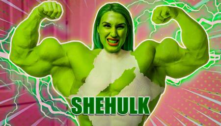 Hulking Out Muscle Growth She Hulk Transformation