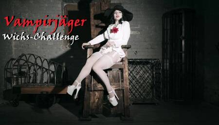 Lady Dimitrescu's vampire hunter JOI challenge(German)