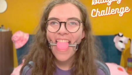 BabyCarrie's Ballgag Challenge