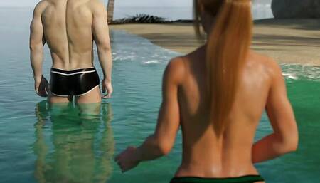 Deliverance: Wild Girl Topless on a Private Beach - Episode 50