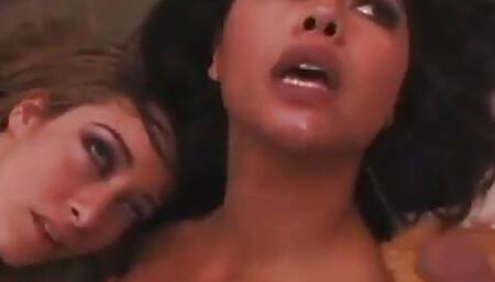 Corina Taylor And Dana Vespoli Wear Xxx Fishnets For Bi Threeway