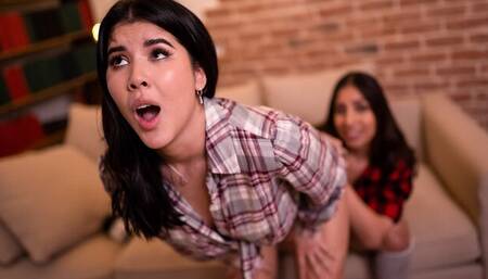Lady Dee and Ale Danger are enjoying scissoring so much