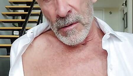 Daddy  strip and tease is boiz jerking off with 2 gands is  big fick