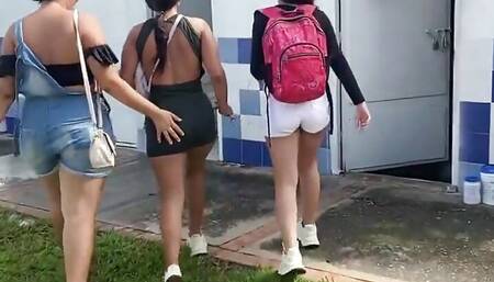 IN THE POOL WITH MY STEPSISTERS WE FUCK.