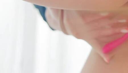 pussy fucking through the slit in my pantyhose