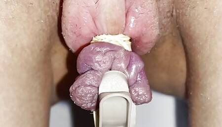 Meaty pussy bound and punished BDSM