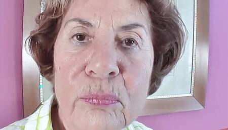 Hairy granny squirting and getting her ass fucked Part 2