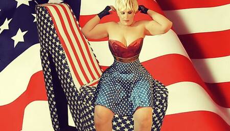 Granny's Independence Day Suck, Dildo Play, and Fuck for America