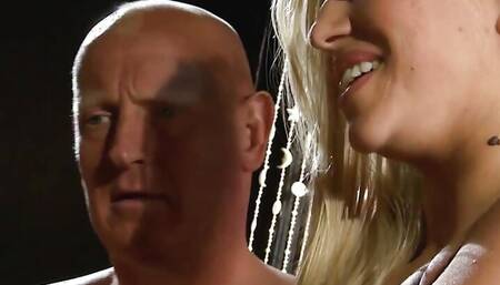 Roxy Foxxy Is Chained To A Stripper Pole And Double Teamed