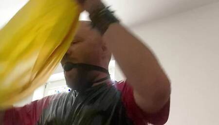 Slave Andreas the latex whore