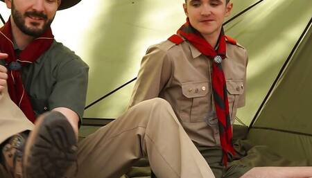 ScoutBoys Kinky hung scout leader bangs smooth scout hard