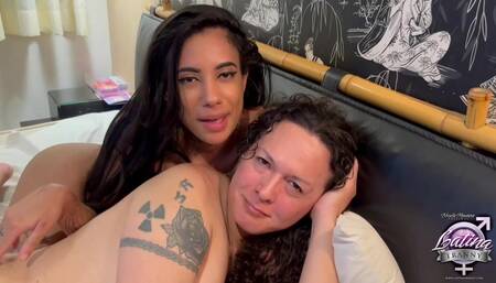 \nNikki Montero and female Livia Lesbian action sucking pussy