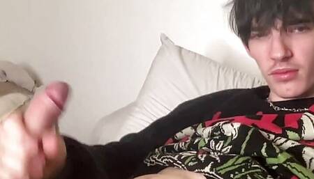 Goth Twink JOI with Countdown From Gay boy