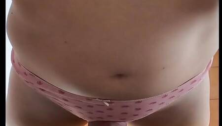 Explosion of Semen Rubbing at the Kitchen